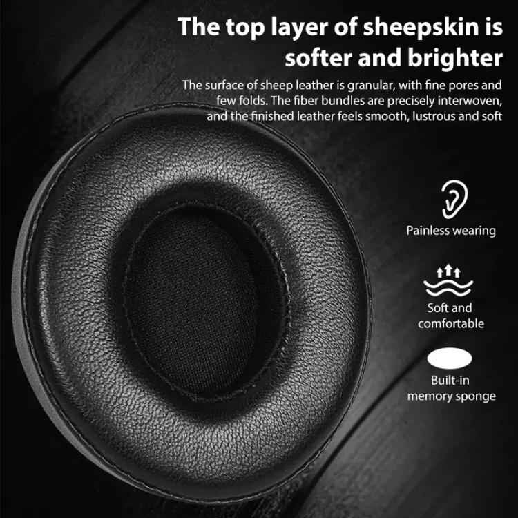 1 Pair Lambskin Replacement Earpads For Beats Solo3 / Solo2