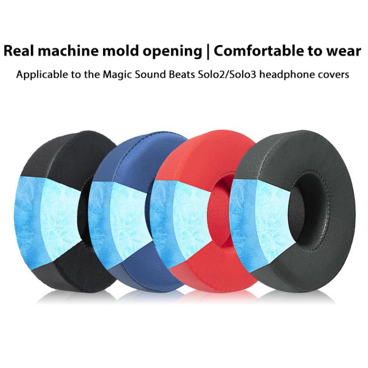 1 Pair Ice Feeling Gel Replacement Earpads For Beats Solo3 / Solo2, For Beats Solo3 / Solo2, Ice Feeling Gel For Beats Solo3, For Beats Solo3
