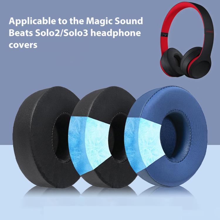1 Pair Ice Feeling Gel Replacement Earpads For Beats Solo3 / Solo2, For Beats Solo3 / Solo2, Ice Feeling Gel For Beats Solo3, For Beats Solo3
