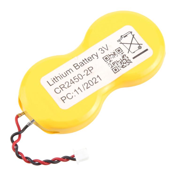 CR2450-2P 3V 1100mAh Button Cell Lithium Battery with Cable