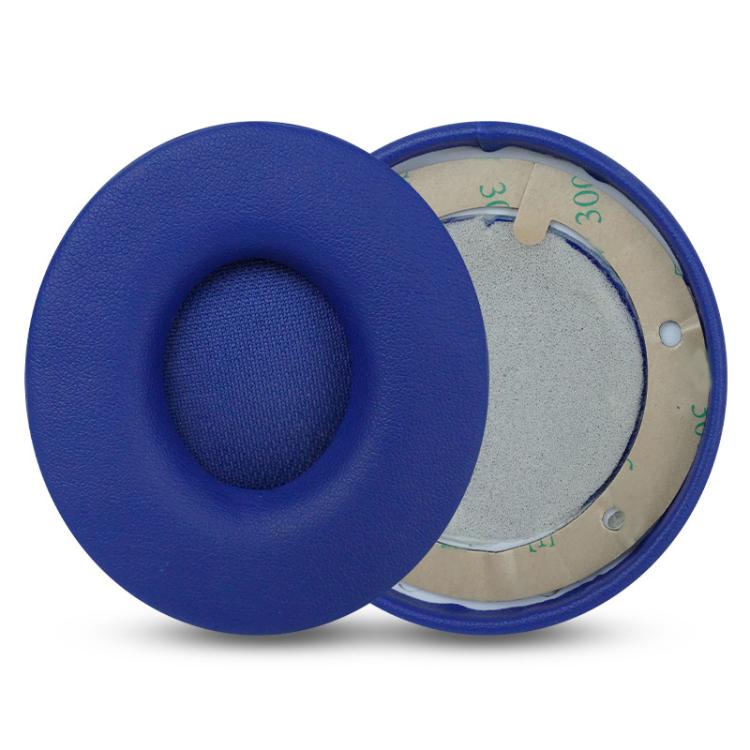 1 Pair Protein Leather Replacement Earpads For Beats Solo Pro, For Beats Solo Pro, For Beats Solo Pro(Light Blue), For Beats Solo Pro(Dark Blue)