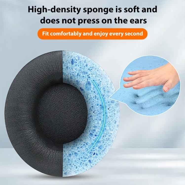 1 Pair Protein Leather Replacement Earpads For Beats Solo Pro