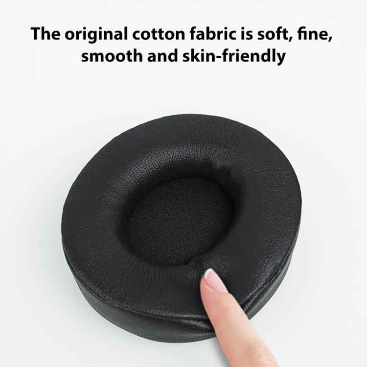 1 Pair Protein Leather Replacement Earpads For Beats Solo Pro