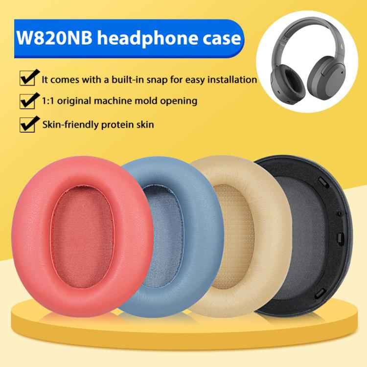 2pcs Protein Leather Replacement Earpads For EDIFIER W820NB / Free Pro / K820NC