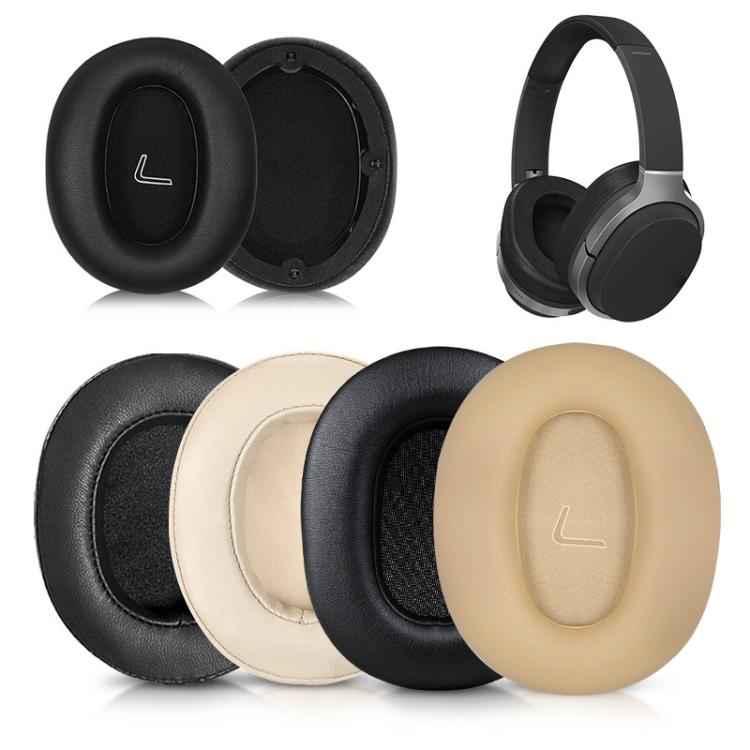 1 Pair Printing Protein Leather Replacement Earpads For EDIFIER W830BT / W860NB