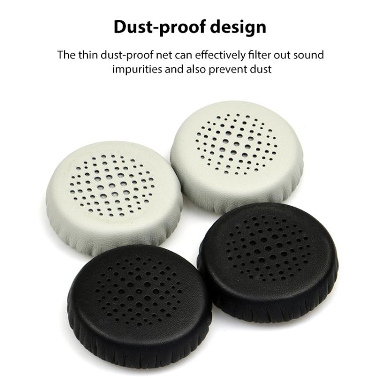 2pcs Protein Leather Replacement Earpads For EDIFIER H690 / W570BT / W670BT / H690P, For EDIFIER H690