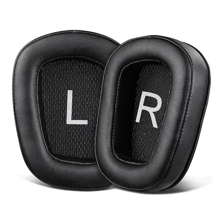 1 Pair Printing Insert Replacement Earpads For Logitech G533 / G633 / G635 / G933 / G935, Protein Leather, Protein Leather and Ice Silk Fabric