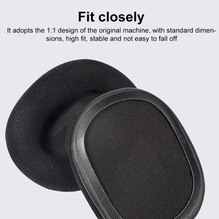 1 Pair Insert Replacement Earpads For Logitech G Pro X, Mesh Fabric, Ice Silk Fabric, Glitter Velvet, Protein Leather and Ice Silk Fabric, Lambskin, Plaited Interlock