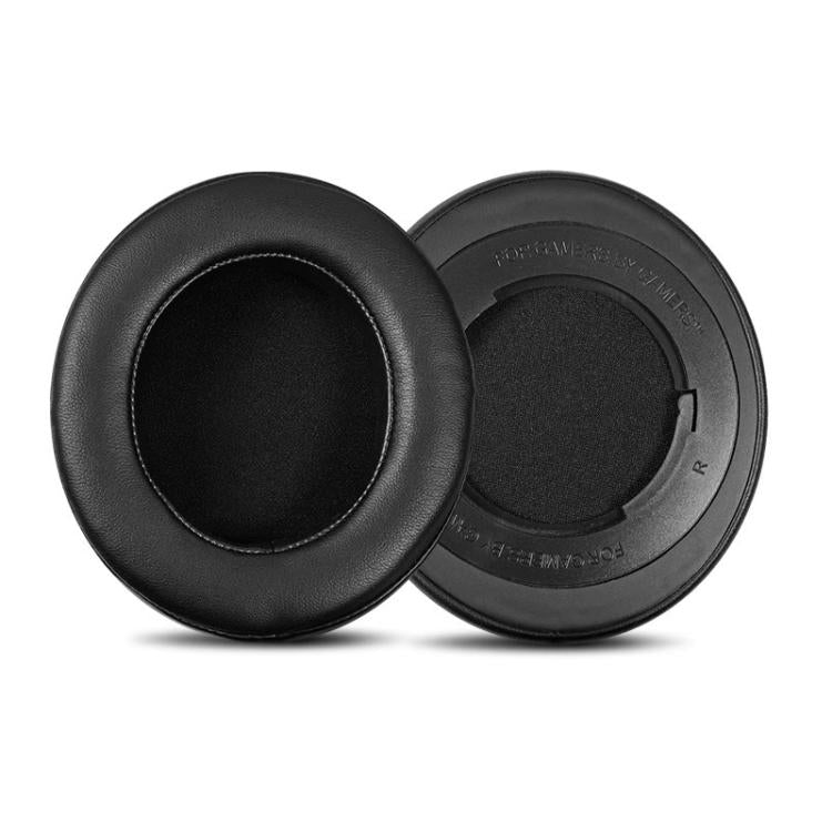 1 Pair Rotating Snap-on Replacement Earpads For Razer Kraken Pro V2, Protein Leather, Lambskin