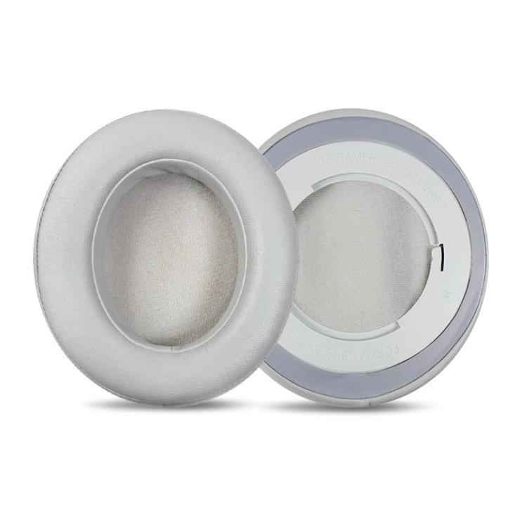 1 Pair Rotating Snap-on Replacement Earpads For Razer Kraken Pro V2, Protein Leather, Lambskin