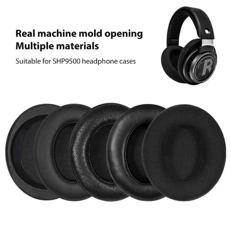 2pcs Lambskin Splicing Earphone Replacement Earpads Pads For Philips SHP9500
