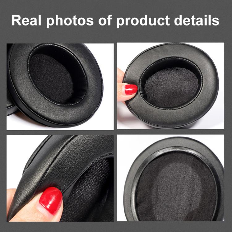 2pcs Insert Replacement Earpads For Razer Standard X / Kraken X / V3 X, Protein Leather and Ice Silk Fabric