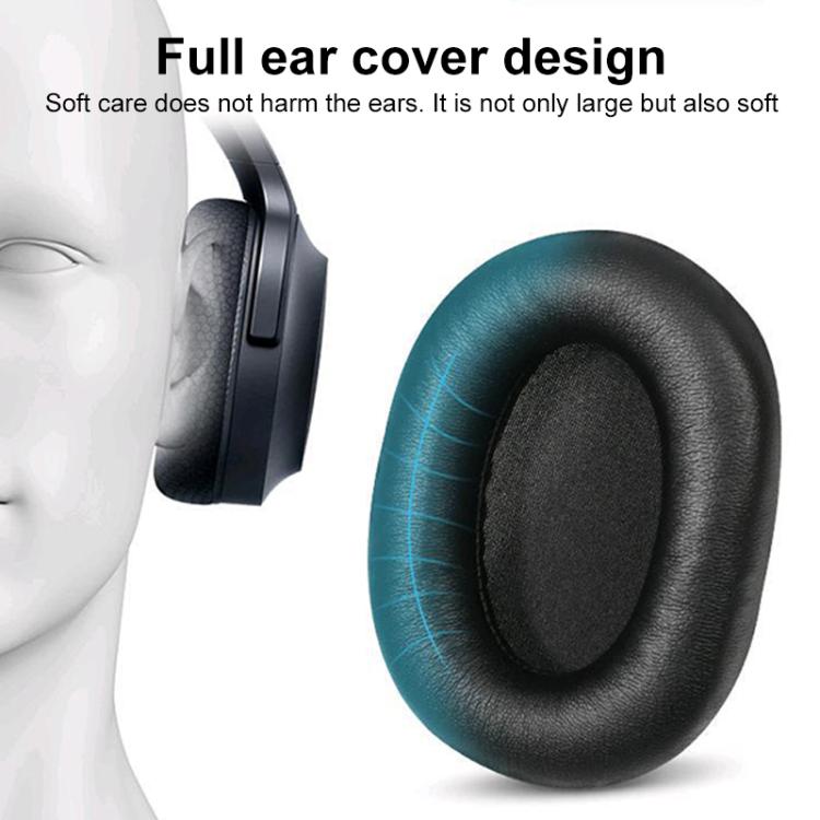 2pcs Push Snap-on Replacement Earpads For Razer BlackShark  V2 / V2 Pro, Lambskin, Protein Leather Ice Silk Fabric