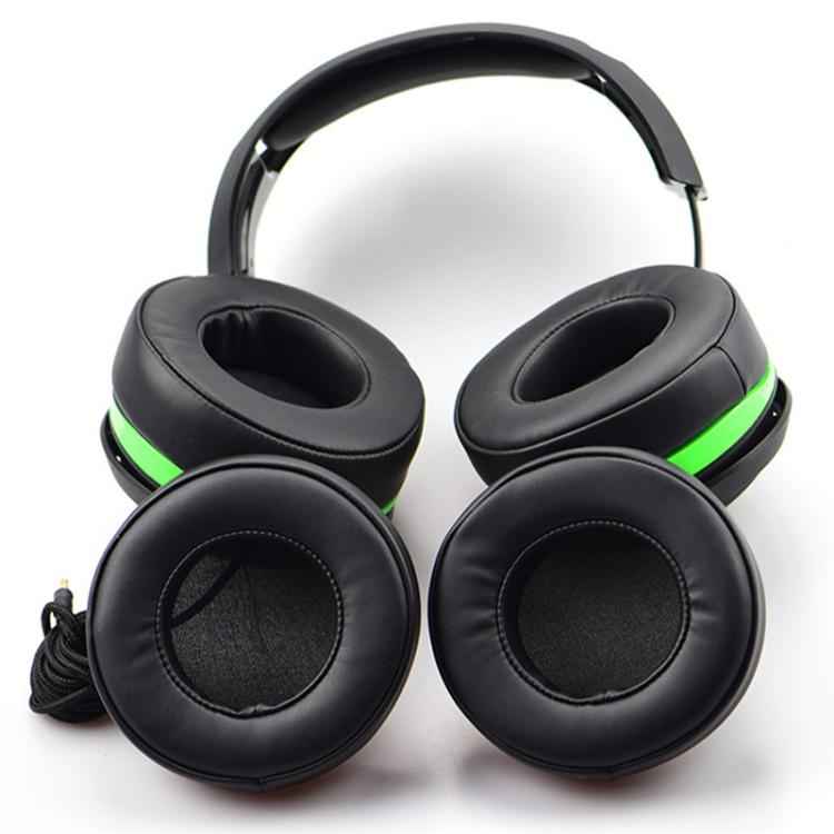 1 Pair Push Snap-on Replacement Earpads For Razer ManOWar 7.1