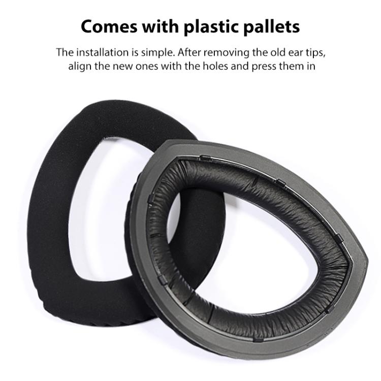 2pcs Snap-on Replacement Earpads For Sennheiser HD700, Nano Hot Pressing, Nano Stitching, Protein Leather Stitching, Flannel Stitching, Lambskin + Flannel Stitching, Lambskin Stitching, Lambskin Perforated Stitching