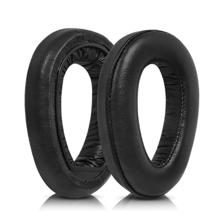 2pcs Snap-on Replacement Earpads For Sennheiser PXC550 / PXC480 / MB660, Thickened Protein Leather, Mesh, Lambskin, Flannel