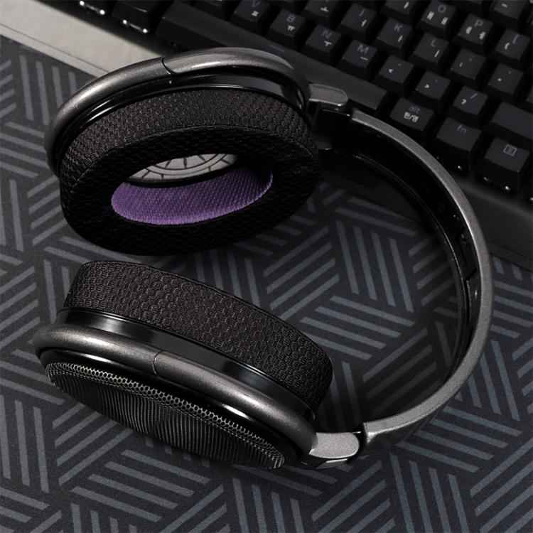 2pcs Snap-on Weaving Mesh Replacement Earpads For Sennheiser HD650 / HD660 S / HD600 / HD6XX / HD58X / HD580 / HD565 / HD545 / HD535