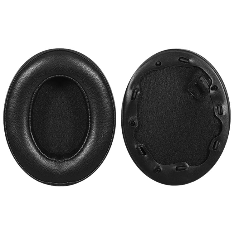 1 Pair Spliced Lambskin Earphone Replacement Earpads Pads For Sony WH-1000XM4, Spliced Lambskin(Black), Spliced Lambskin(Champagne)