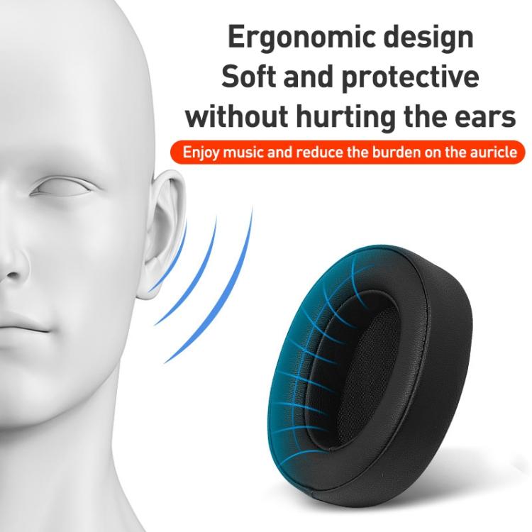 2 Pack Ice Protein Skin Earphone Replacement Earpads Pads For Sony WH-1000XM5, Ice Protein Skin(Black), Ice Protein Skin(Gold)