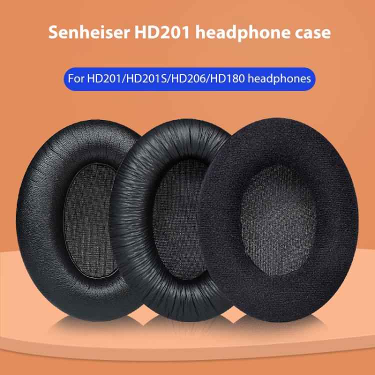 2pcs Snap-on Replacement Earpads For Sennheiser HD201 / HD201S / HD180 / HD418 / HD419 / HD421 / HD428 / HD429 / HD438 / HD439 / HD448 / HD450