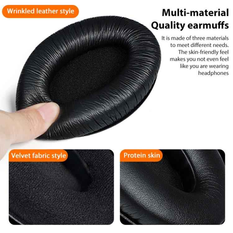 2pcs Snap-on Replacement Earpads For Sennheiser HD201 / HD201S / HD180 / HD418 / HD419 / HD421 / HD428 / HD429 / HD438 / HD439 / HD448 / HD450