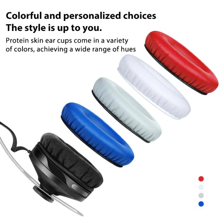 2pcs Insert Replacement Earpads For Sennheiser Momentum On-Ear 1 / On-Ear 2 / On-Ear HD1, Microfiber Black, Protein Leather Black, Protein Leather White, Protein Leather Red, Protein Leather Blue, Protein Leather Grey, Lambskin Black