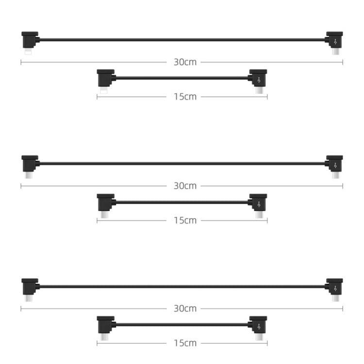 BRDRC Converting Data Cable for DJI Mini 4 Pro / Mavic 3 / Air 2 / Air 2S, 15cm Type-C to Type-C, 15cm Type-C to Android, 15cm Type-C to 8 Pin, 30cm Type-C to Type-C, 30cm Type-C to Android, 30cm Type-C to 8 Pin, 30cm Type-C to Type-C + Holder         ...