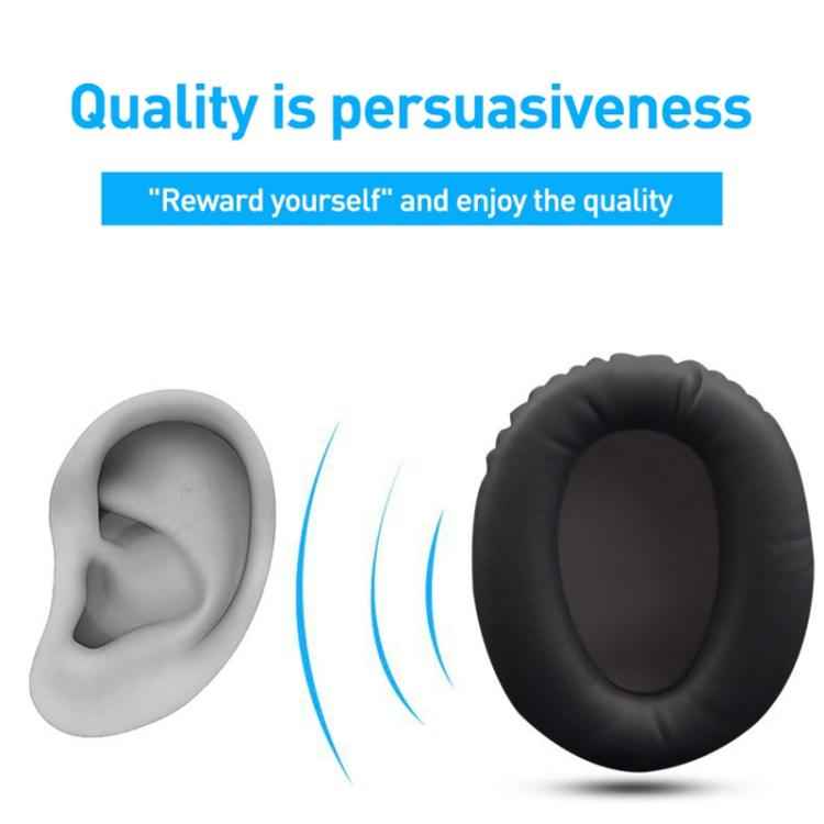 2pcs Ice Silk Cloth Earphone Replacement Earpads Pads For Sony WH-CH700N / MDR-ZX780 / ZX770