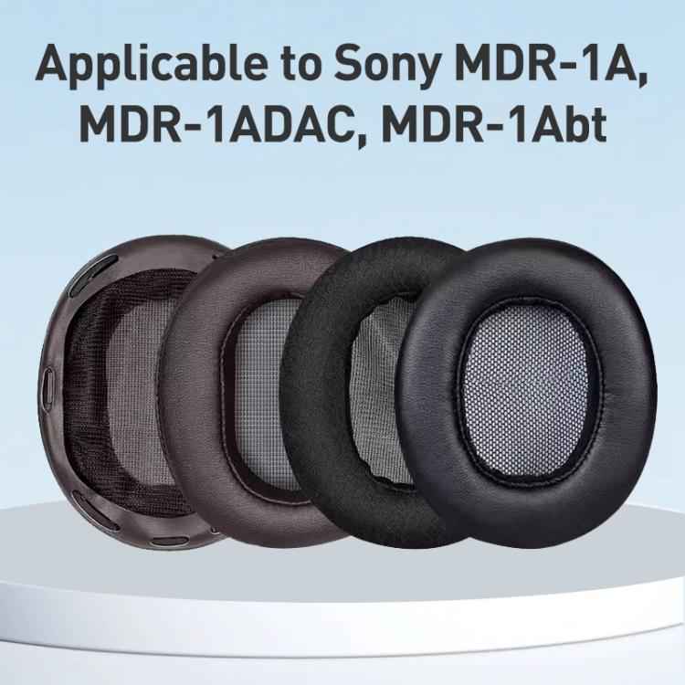1 Pair Ice Silk Cloth Earphone Replacement Earpads Pads For Sony MDR-1A / MDR-1ADAC