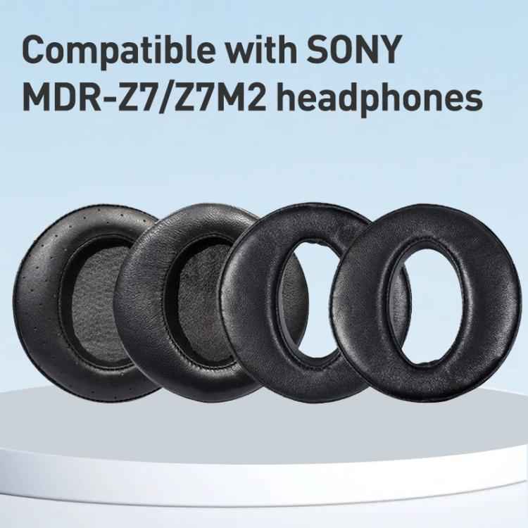 2pcs Beveled Lambskin Earphone Replacement Earpads Pads For Sony MDR-Z7 / MDR-Z7M2