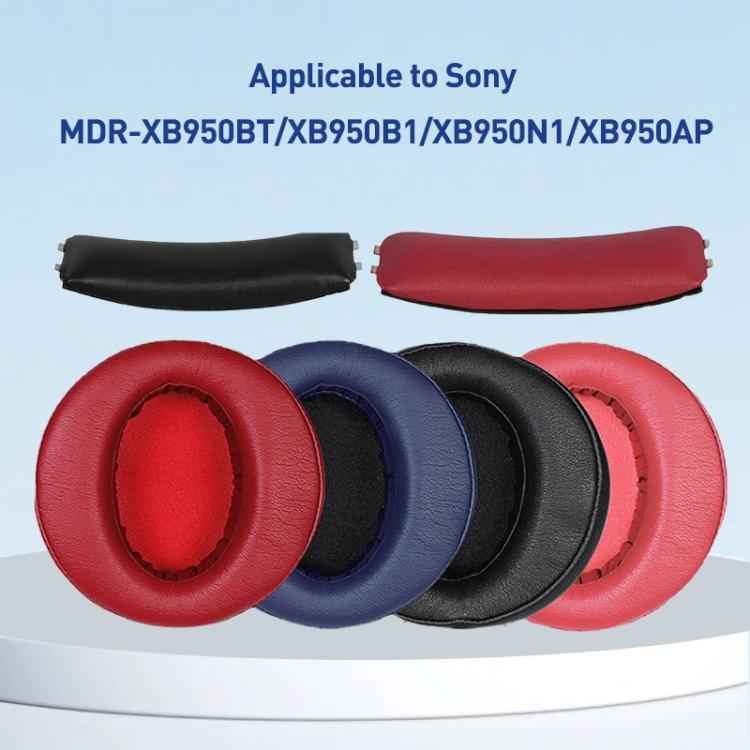 2pcs Football Net Earphone Replacement Earpads Pads For Sony MDR-XB950BT / XB950B1 / XB950N1