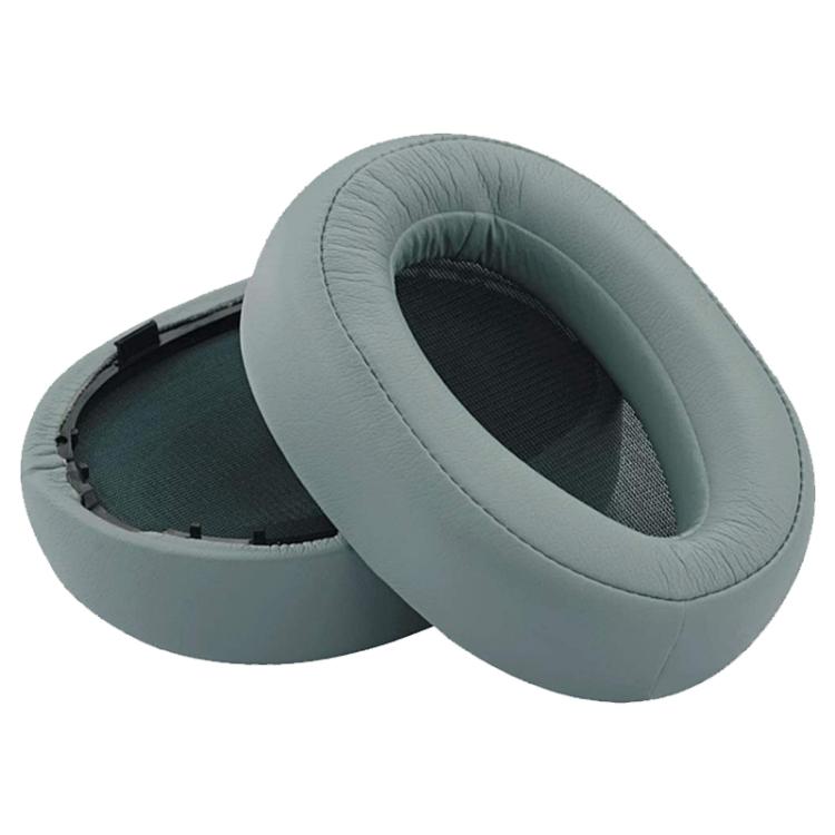 1 Pair Protein Leather Earphone Replacement Earpads Pads For Sony MDR-100A / MDR-100AAP / DR-H600A