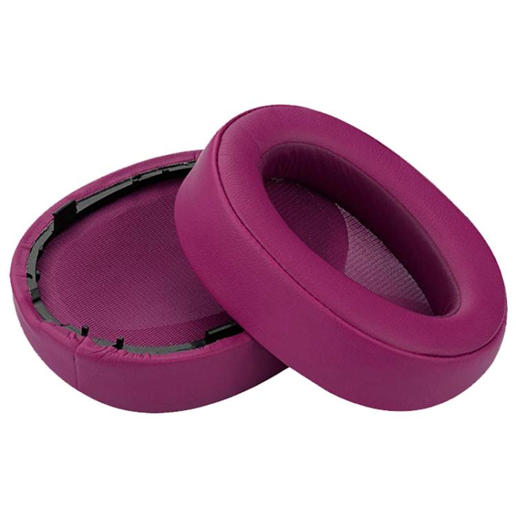 1 Pair Protein Leather Earphone Replacement Earpads Pads For Sony MDR-100A / MDR-100AAP / DR-H600A