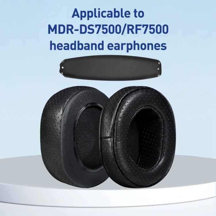 Headphone Protein Leather Headband Protective Cover For Sony MDR-DS7500 / RF7500