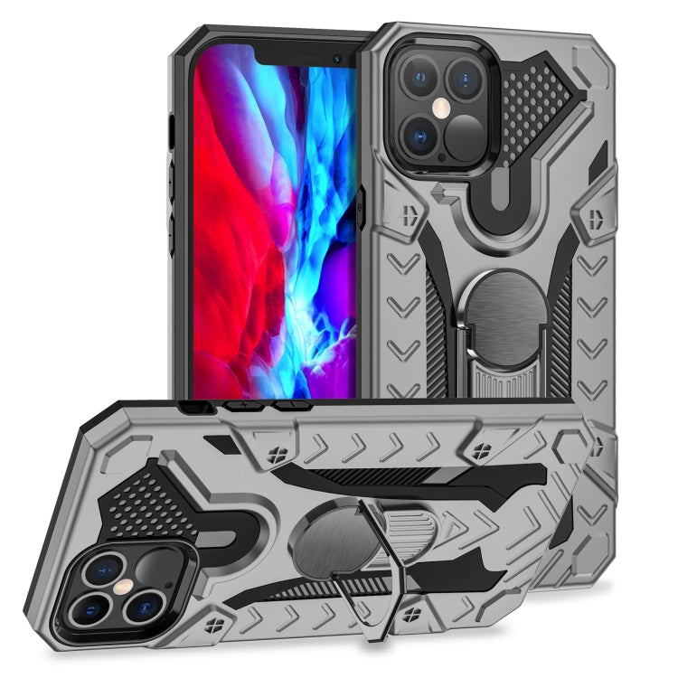 Iron Knight Series 2 in 1 PC + TPU Phone Case with Ring Holder, For iPhone 12 / 12 Pro, For iPhone 12 Pro Max