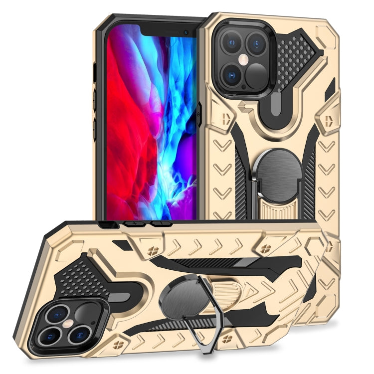 Iron Knight Series 2 in 1 PC + TPU Phone Case with Ring Holder, For iPhone 12 / 12 Pro, For iPhone 12 Pro Max