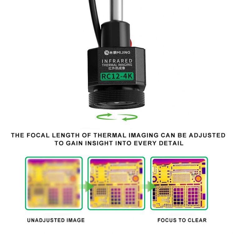 Mijing RC12-4K Ultra HD Independent Thermal Imaging Connected Most Microscope, Mijing RC12-4K