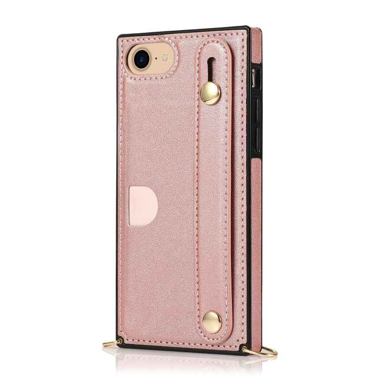 Wrist Strap PU+TPU Shockproof Protective Case with Crossbody Lanyard & Holder & Card Slot, For iPhone 6, For iPhone 7 / 8 / SE 2020, For iPhone 6 Plus, For iPhone 8 Plus / 7 Plus, For iPhone XS / X, For iPhone XR, For iPhone XS Max, For iPhone 11      ...