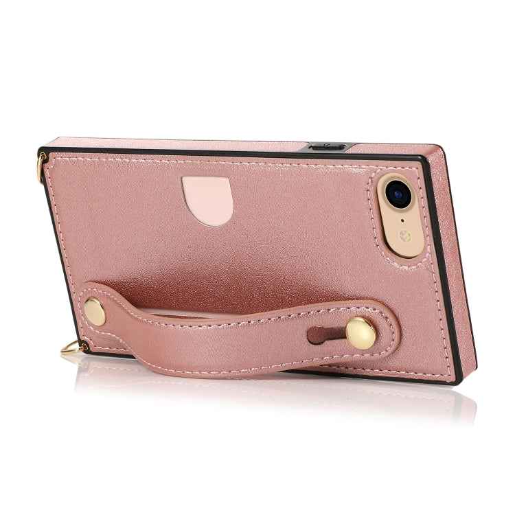 Wrist Strap PU+TPU Shockproof Protective Case with Crossbody Lanyard & Holder & Card Slot, For iPhone 6, For iPhone 7 / 8 / SE 2020, For iPhone 6 Plus, For iPhone 8 Plus / 7 Plus, For iPhone XS / X, For iPhone XR, For iPhone XS Max, For iPhone 11      ...