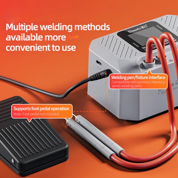 Qianli Macaron Ultra Capacitive Battery Spot Welding Machine for 0.1-0.4mm Thick Nickel Sheet, US Plug, EU Plug