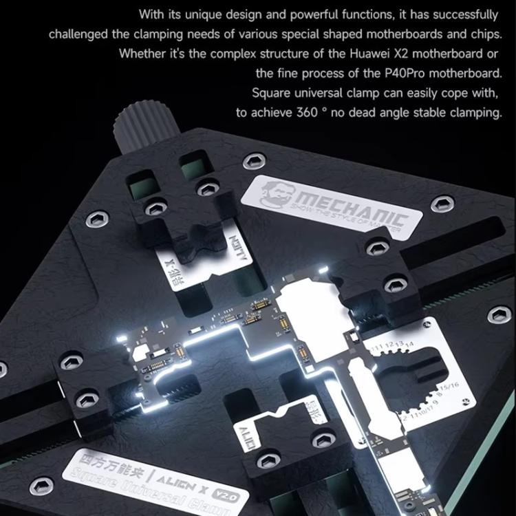 Mechanic Alien X V2.0 360 Clamping Universal Motherboard Fixture, Mechanic Alien X V2.0(Original)