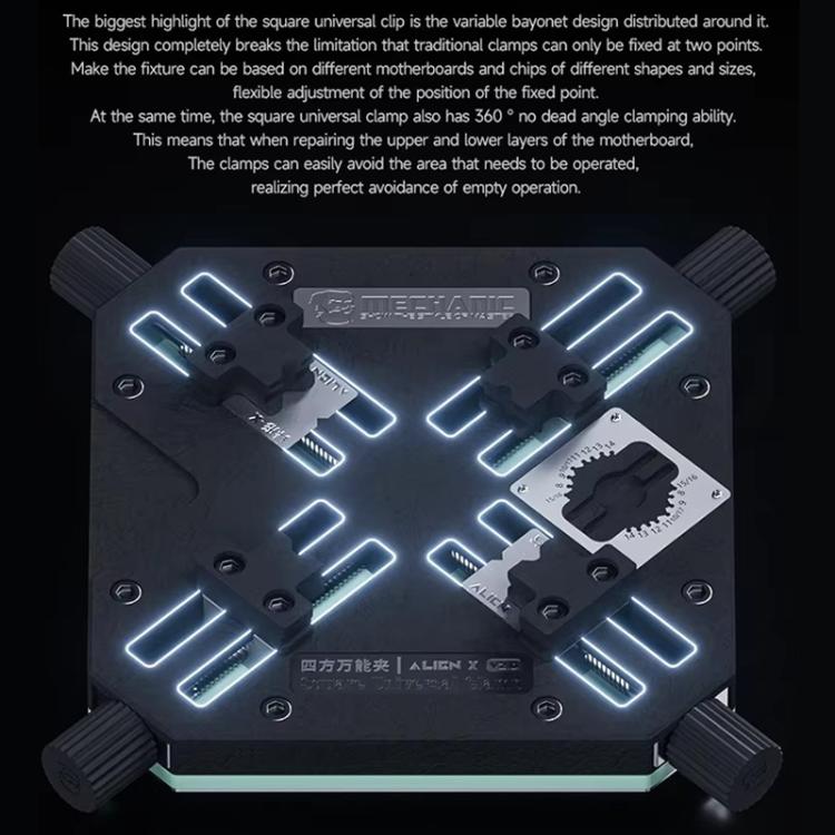 Mechanic Alien X V2.0 360 Clamping Universal Motherboard Fixture, Mechanic Alien X V2.0(Original)
