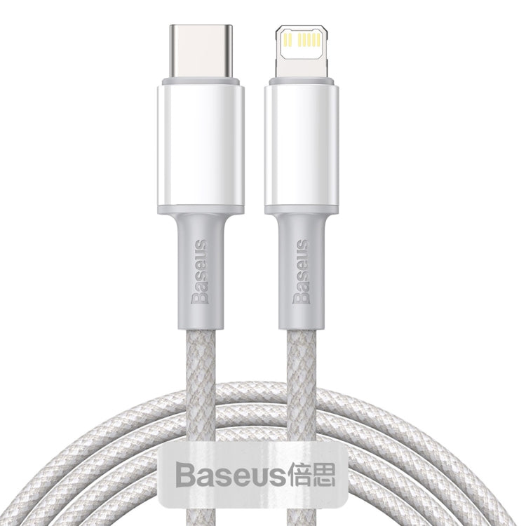 Baseus 20W Type-C / USB-C to 8 Pin PD High-density Braided Fast Charging Data Cable, Length: 2m, Length: 2m