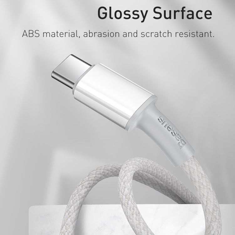 Baseus 20W Type-C / USB-C to 8 Pin PD High-density Braided Fast Charging Data Cable, Length: 2m, Length: 2m