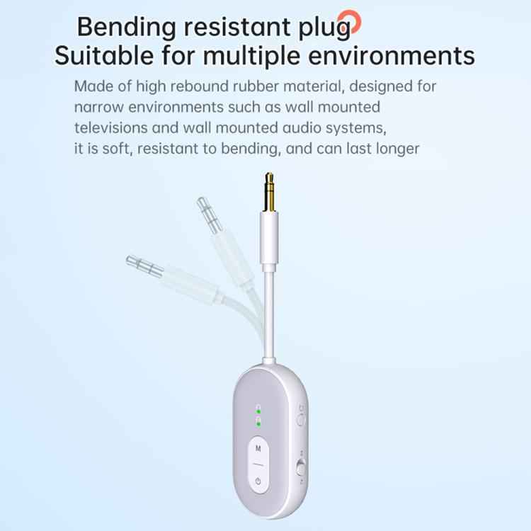 BT-20 2 in 1 Car Wireless Audio Adapter 3.5mm Audio Receiver Transmitter