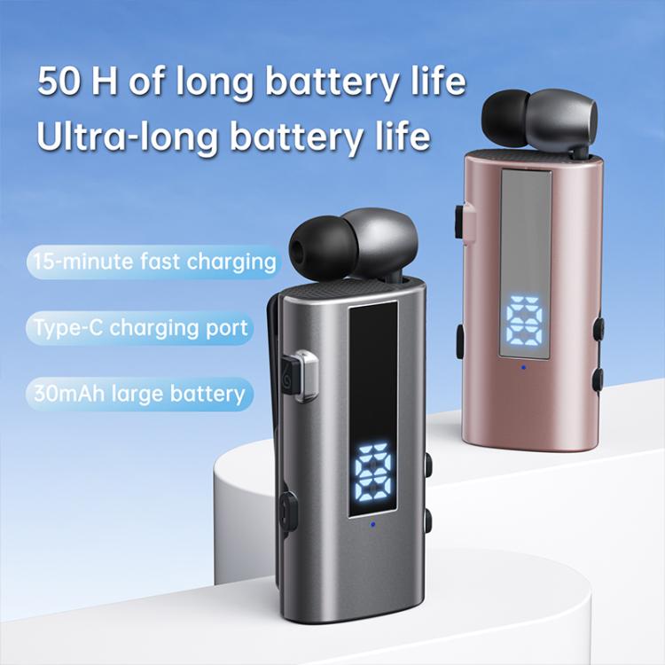 K92 Collar Clip Wireless Bluetooth Earphone