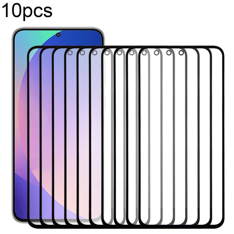 10pcs Front Screen Outer Glass Lens with OCA Optically Clear Adhesive