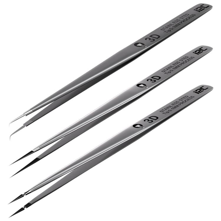 i2C NS Series Super Alloy High Precision Stainless Steel Super Hard Extra Tip Flying Wire Tweezers