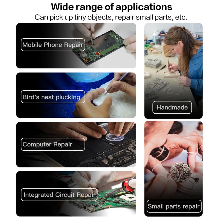 i2C NS Series Super Alloy High Precision Stainless Steel Super Hard Extra Tip Flying Wire Tweezers