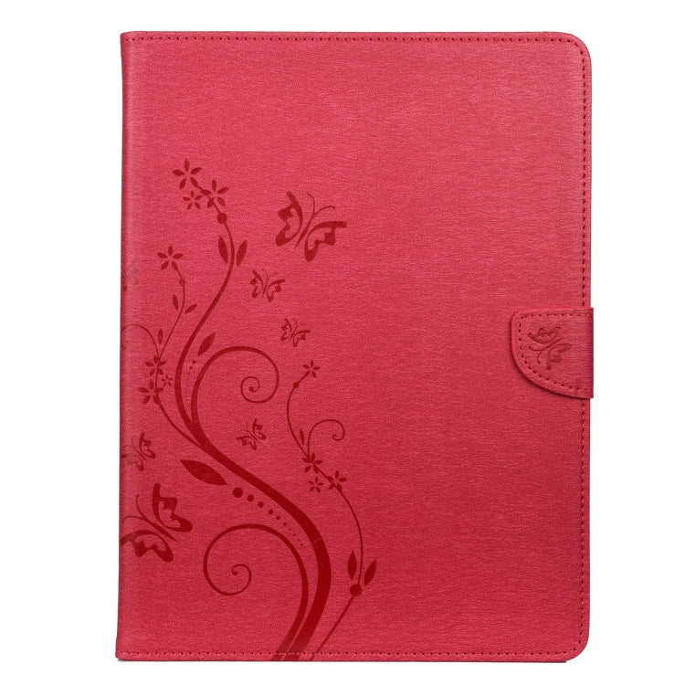 Butterfly Flower Embossing Pattern Horizontal Flip Leather Case with Holder & Card Slots & Wallet, For iPad Pro 11 (2020)